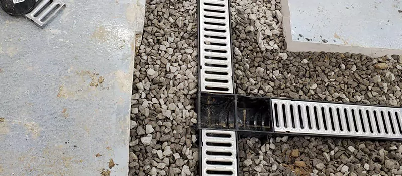 Storm Water Trench Drain Repair in Milton, ON